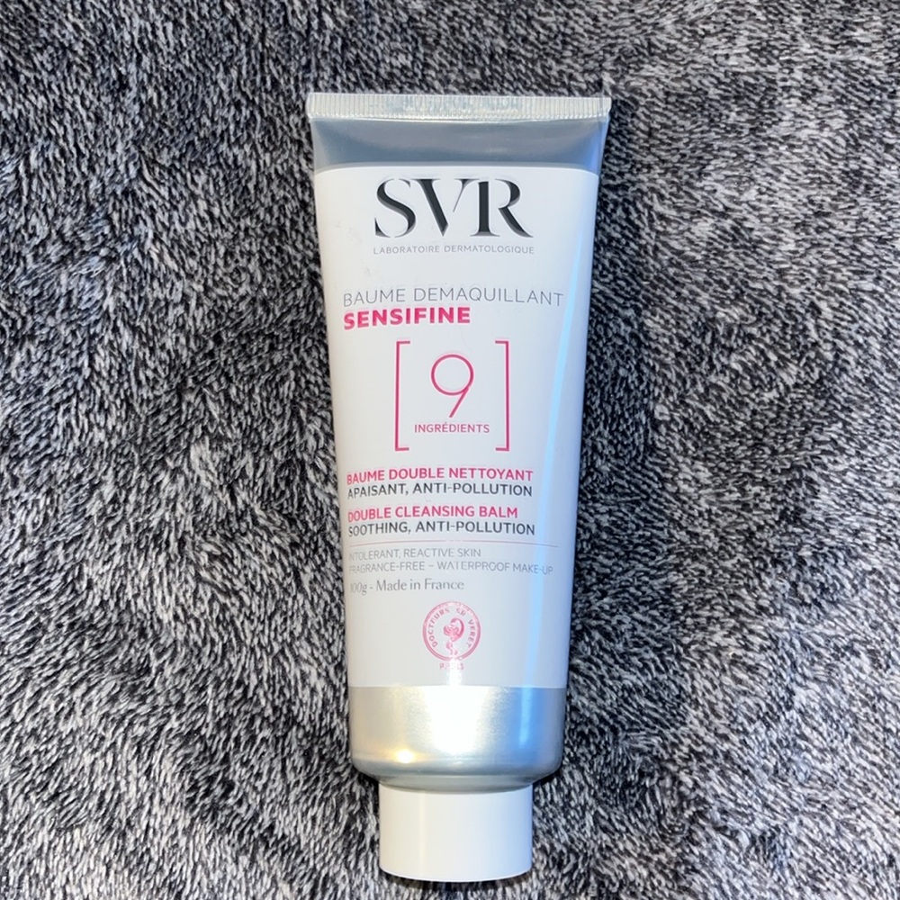 SVR DOUBLE cleansing balm soothing antinpollution made is France